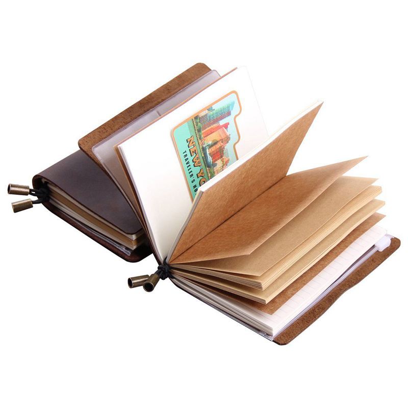Handgemachte Reisenden der Notizbuch, Leder Reise Tagebuch Notizbuch für Männer & Frauen, Perfekte für Schreiben, , reisende, 5,2x4 in