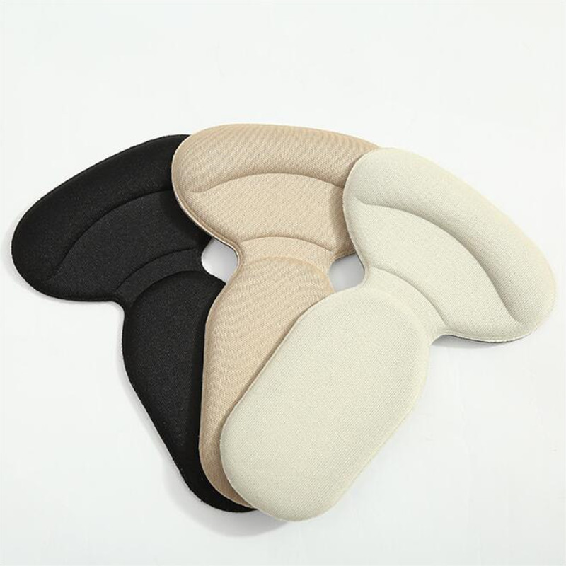 1 par Durable T-forma hilo más grueso en la parte posterior del pie ropa engomada alta tacones suave antideslizante de zapato cojín Accesorios