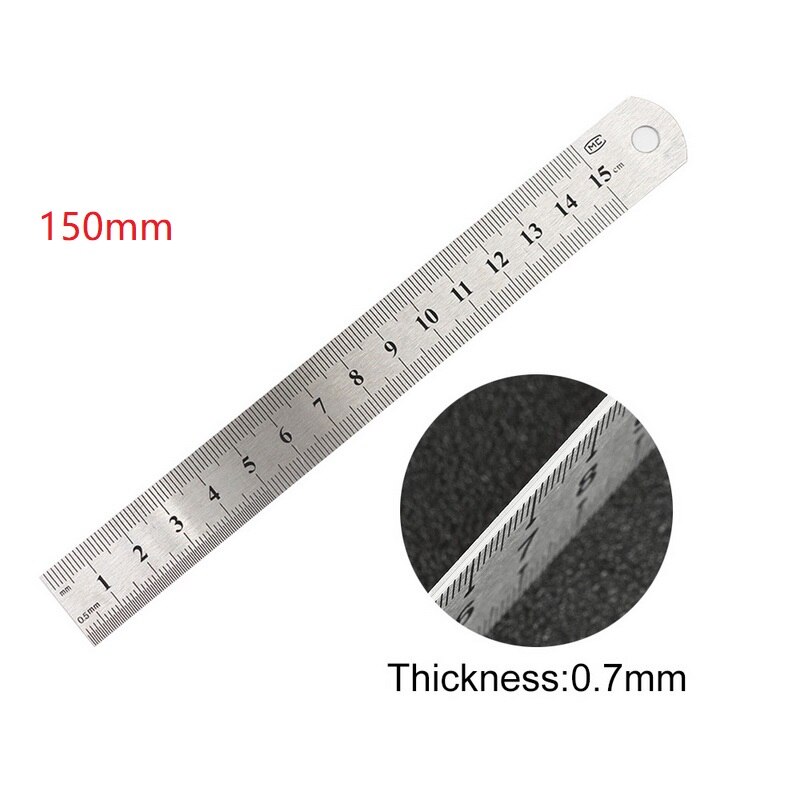 7inch/12inch Ruler Aluminum Alloy Ruler Square Angle Ruler For Woodworking Measurement Tool Carpenter Square Speed Layout Tool: 150mm