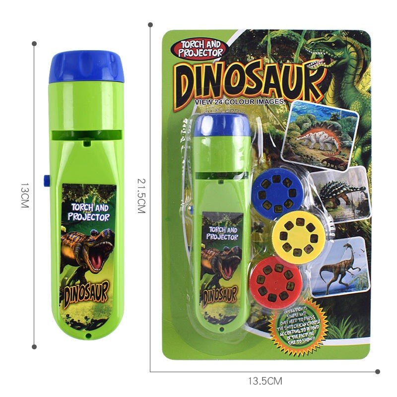 Parent-child Interaction Puzzle Early Education Luminous Toy Animal Dinosaur Child Slide Projector Lamp Kids Toys