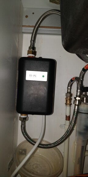 Elektrisk vandvarmer dobbeltbrugsregulator intelligent køkkenvandvarmer mini hurtigvarmemaskine med indikator