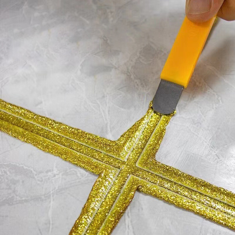 1pc 18cm fogverktyg volframstål för invändiga och utvändiga hörn skrapverktyg för kakelfogar för kök badrum kakel vägg