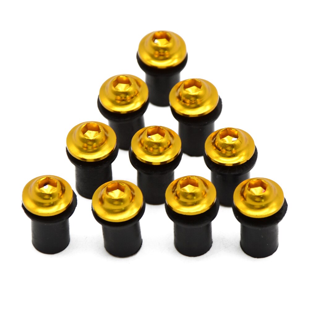 Motorfiets Sportbike Voorruit Kuip Bouten Kit Bevestiging Clips Schroeven 223 stks (Oranje