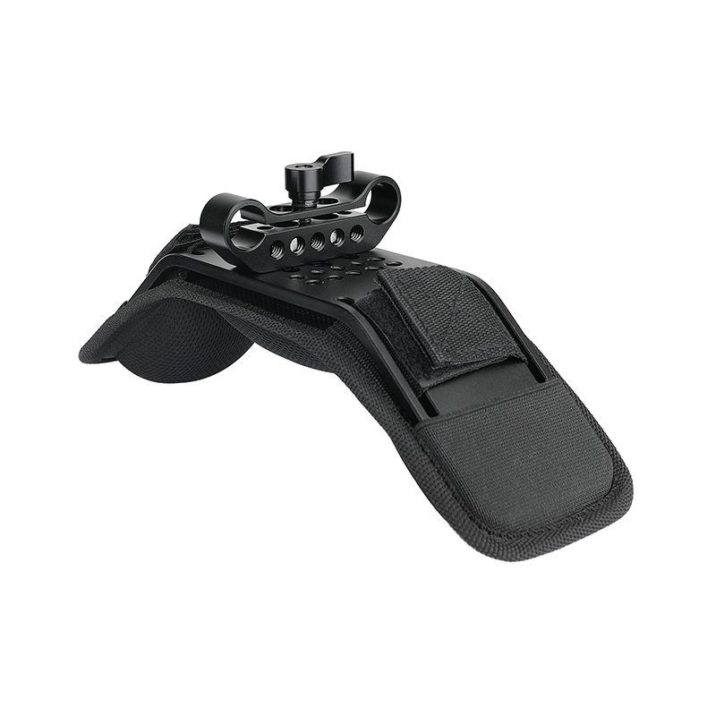 CAMVATE Shoulder Mount Shoulder Pad With 15mm Railblock Rod Clamp for Camera Video Camcorder DV/DC Rod Support System DSLR Rig: black