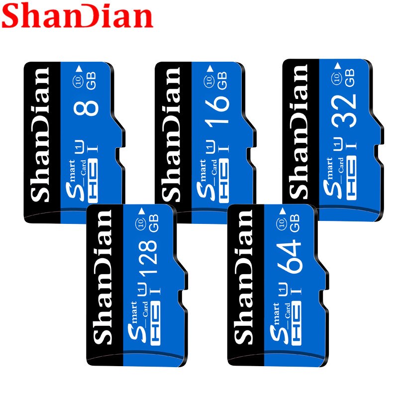 Shandian Nuiflash Class10 Micro Sd Geheugenkaart 128Gb 64Gb 32Gb/16Gb/8Gb Micro Sd tf Card Tarjeta Micro Sd Gratis