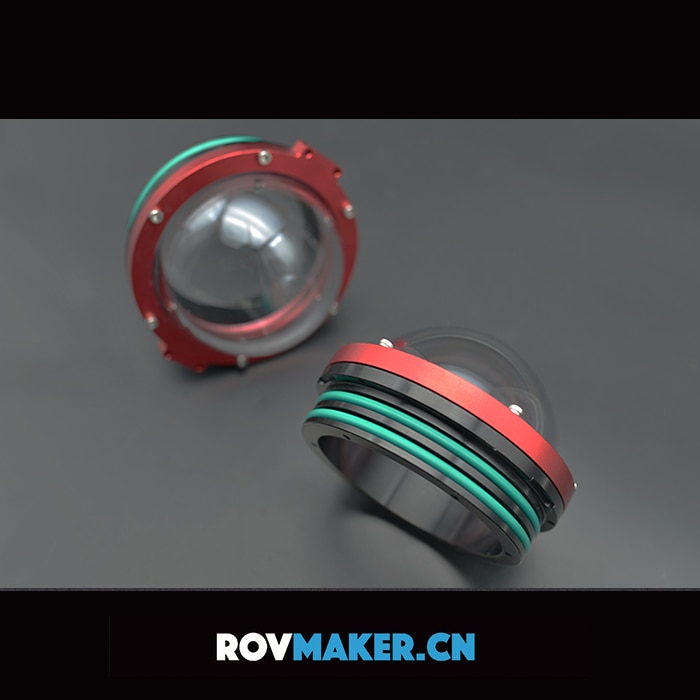 Openrov 1000m Compressive ROV Camera Optical Dome Hatch Cover Sealing Compartment Cabin Watertight Flange Autonomous Vehicle