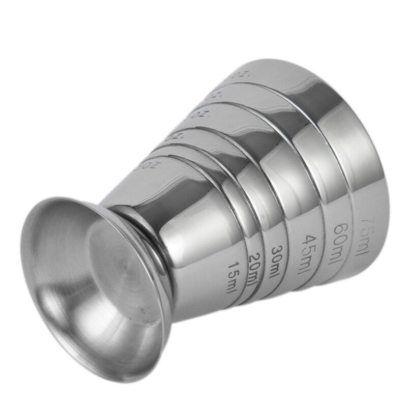 Stainless Steel Measuring Shot Cup Ounce Bar Cocktail Drink Mixer Liquor Measuring Cup Measurer Kitchen Bar Measuring Tool K802