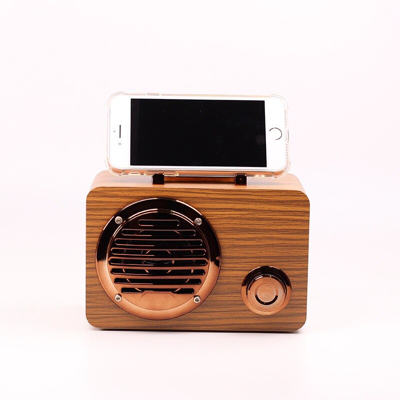 FT3001 Houten Retro Bluetooth Speaker Audio Draagbare Outdoor Speaker Smart Computer Audio