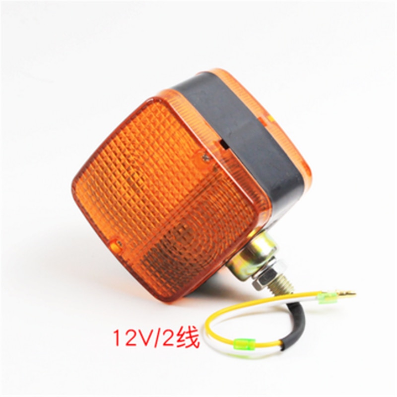 Forklift Steering Lamp Headlight Small Lamp Holding Force Longgong 12V 24V Front Steering Small Square Lamp