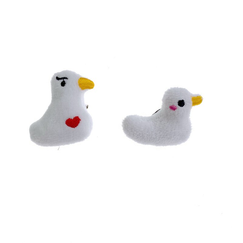 Nette Karikatur Weiße Ente Metall Emaille Brosche Persönlichkeit Modische Ente Abzeichen Stift modisch schick freundlicher Kleidung Rucksack Jewe