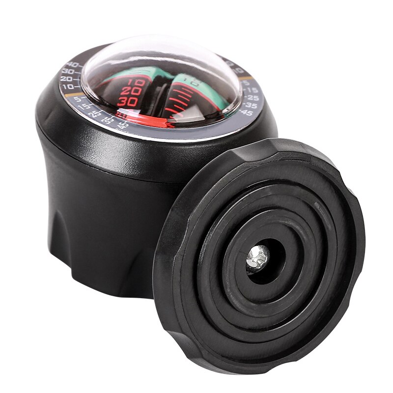 1pc Car Inclinometer Decoration Multifunction Measure Tool Vehicle Balance Slope Gradiometer For Car Motorcycles