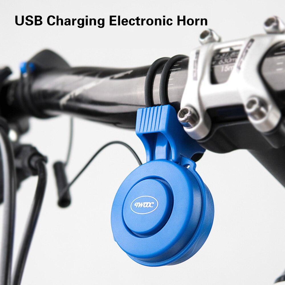Fietsbel Fietsen Elektronische Hoorns 120 dB USB Opladen 3 Modes Waterdichte Sterke Luid Alarm Bell Veiligheid Fietsen Bells