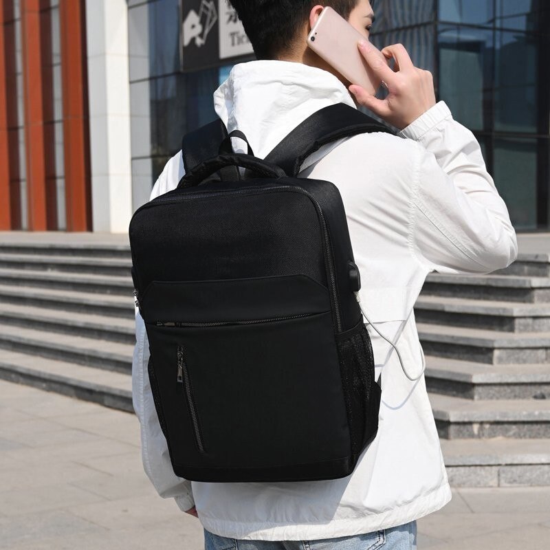 Männer Rucksack 15,6 Zoll Laptop Rucksack Anti-diebstahl Reise Bagpack Wasserdichte College Student Schule Taschen Schul