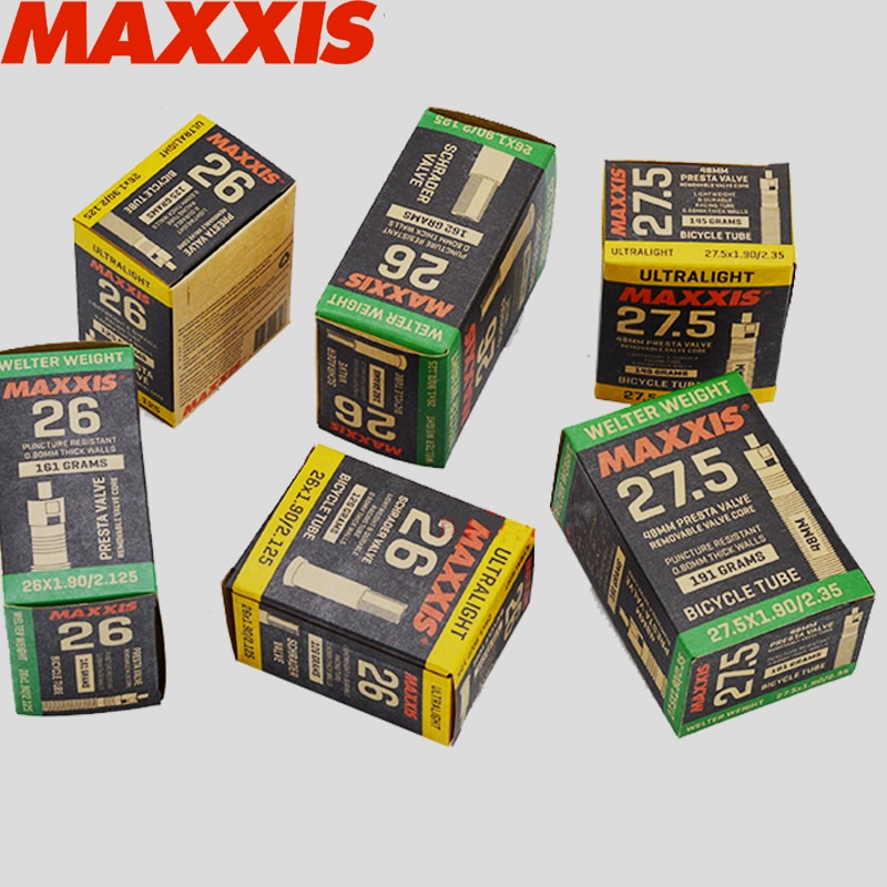 Maxxis mountainbike inderrør 27.5 26 29*1.9/2.125 fv av 1 stk