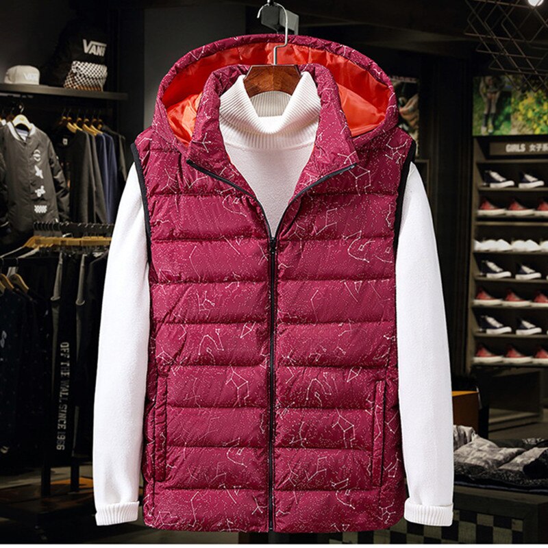 Vest herre ærmeløs jakke vest sort blå hættetrøjer vinter stor størrelse 7xl 8xl 9xl 10xl tyk mand vindjakke homme varm frakke