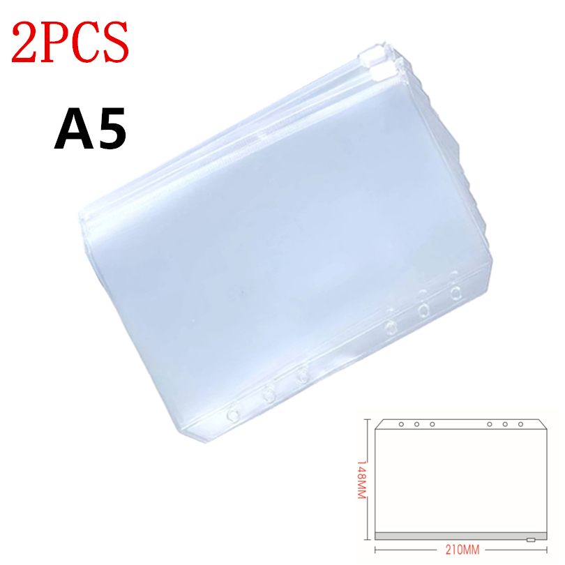 LLD A5 A6 A7 Durable Waterproof Book Paper File Folder Document Rectangle Office Filing Product: A5 2PCS