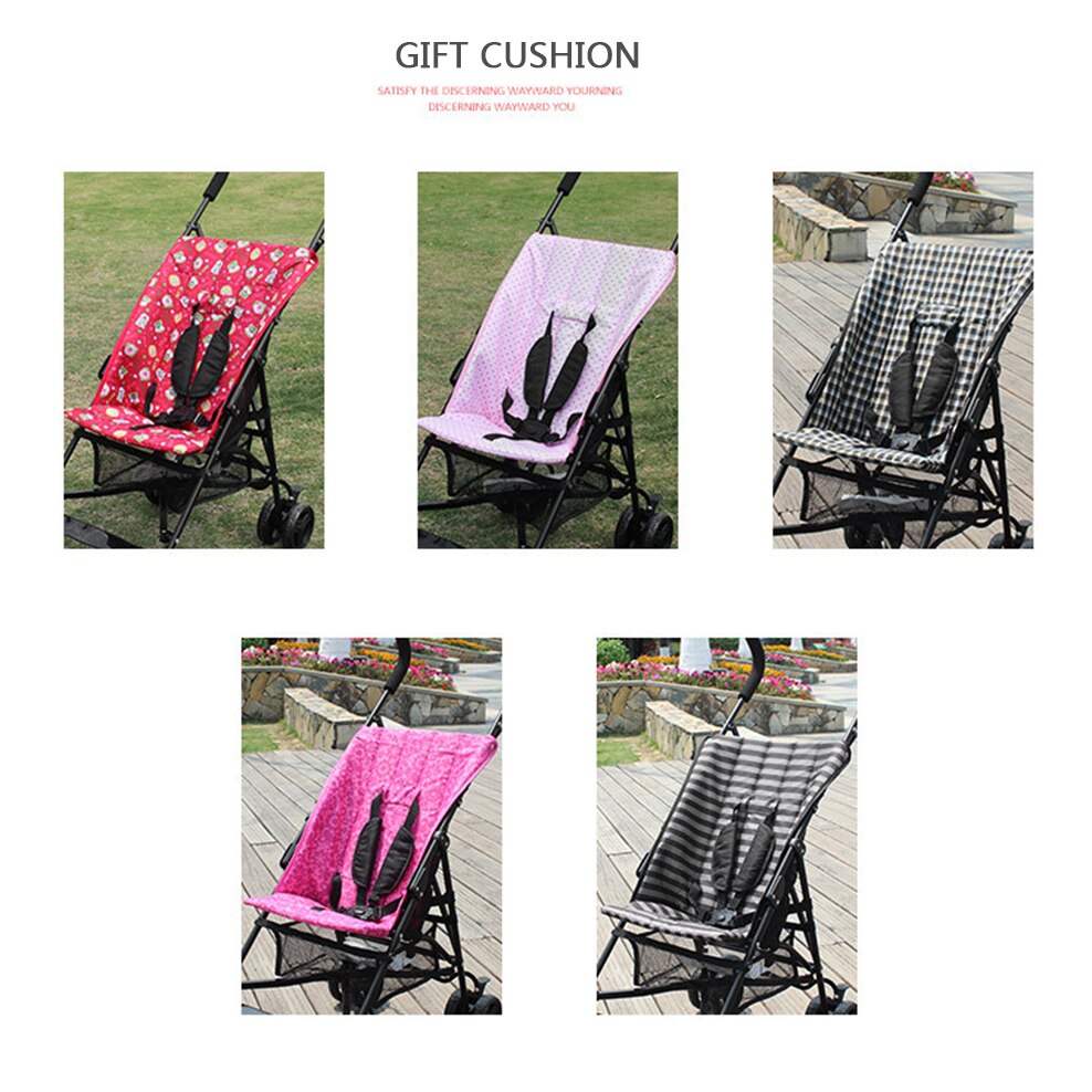 Trolley Lightweight Baby Foldable Outdoor Portable Stroller With Awning Lightweight Four-wheel Cart Cushion