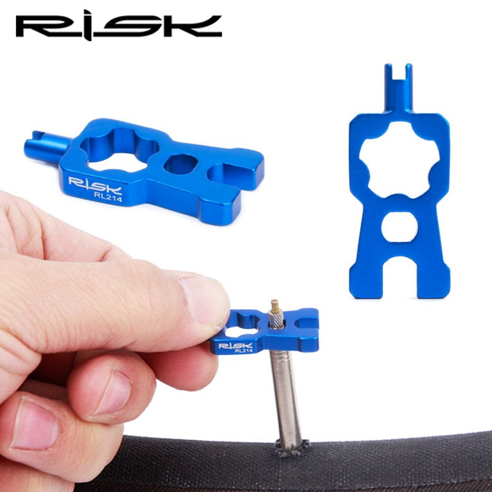 1pcs 4 IN 1 Bicycle Valve Tools Valves Core Wrench Removal Parts Portable Repair Multifunction Disassembly Installation Tool
