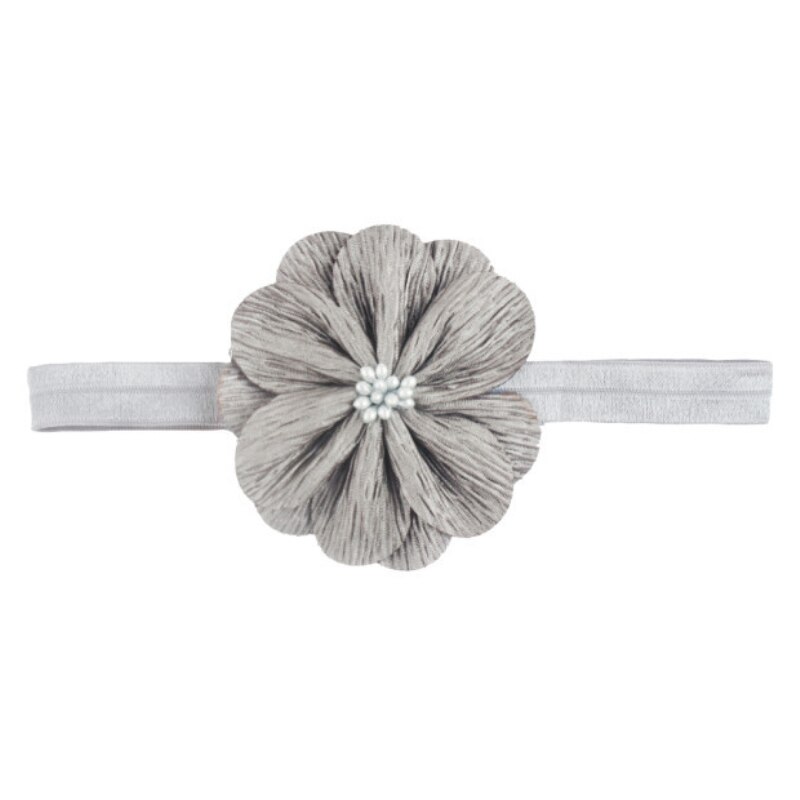 Baby Wellenförmige Falten Stirnband freundlicher Stirnband Neugeborenen Bogen Bandana Kind Foto Haar Zubehör Requisiten freundlicher Kopf Blume: 07