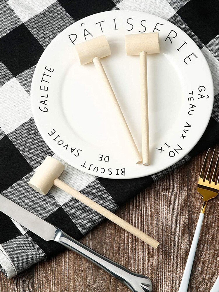 10/20/30Pcs Wooden Hammer Kitchen Gadget Utensils Of Seafood Resourceful Crab Tool Gadgets For Kitchen Practical Tools Dining