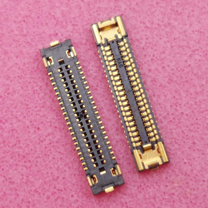 Cargador de pantalla LCD de 5-50 Uds., conector flexible FPC para Samsung Galaxy A32 A325 A72 A725 A82 A52 A526 A525 A52S 40 78 pines: Blanco
