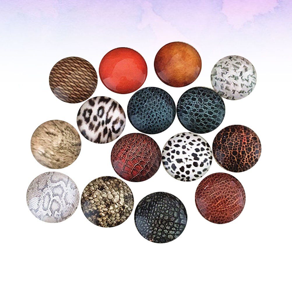 140pcs DIY Glass Refrigerator Paste Beautiful Sticker Refrigerator Patch Decoration (10mm)