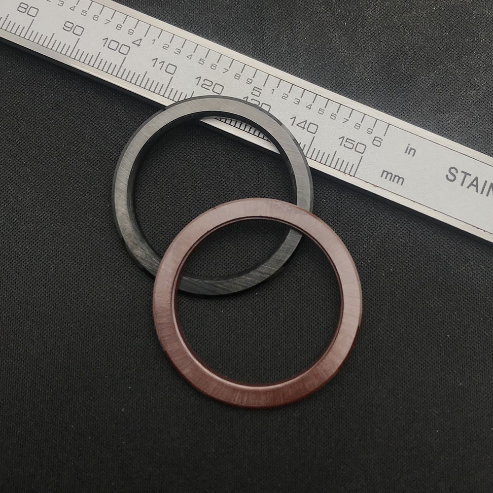 Insert de lunette en céramique incliné Daytona 38.5*30.5mm pour pièces de montre Daytona (non lumineuse
