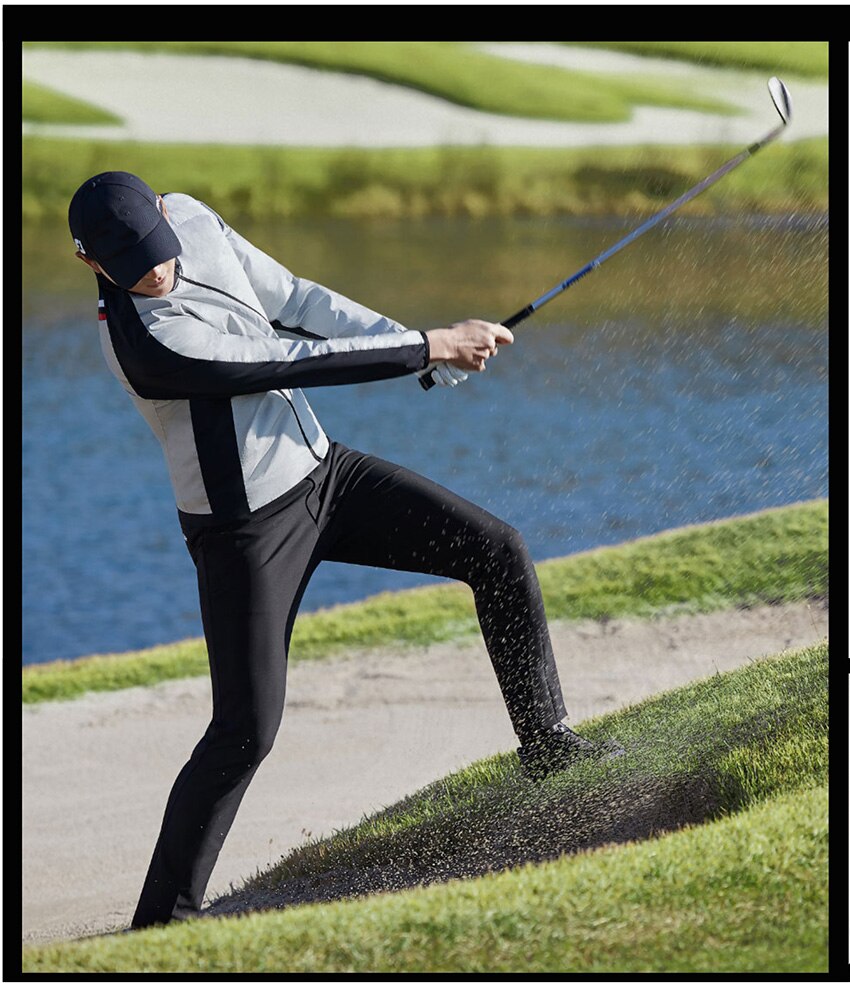Golf odzież męska wiatrówka płaszcz wodoodporna kurtka