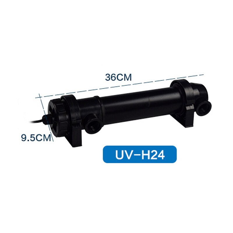 JEBO – lampe de stérilisation UV pour Aquarium, série UV-H H5/H7/H9/H11/H13/H18/H24/H36: UV-H24