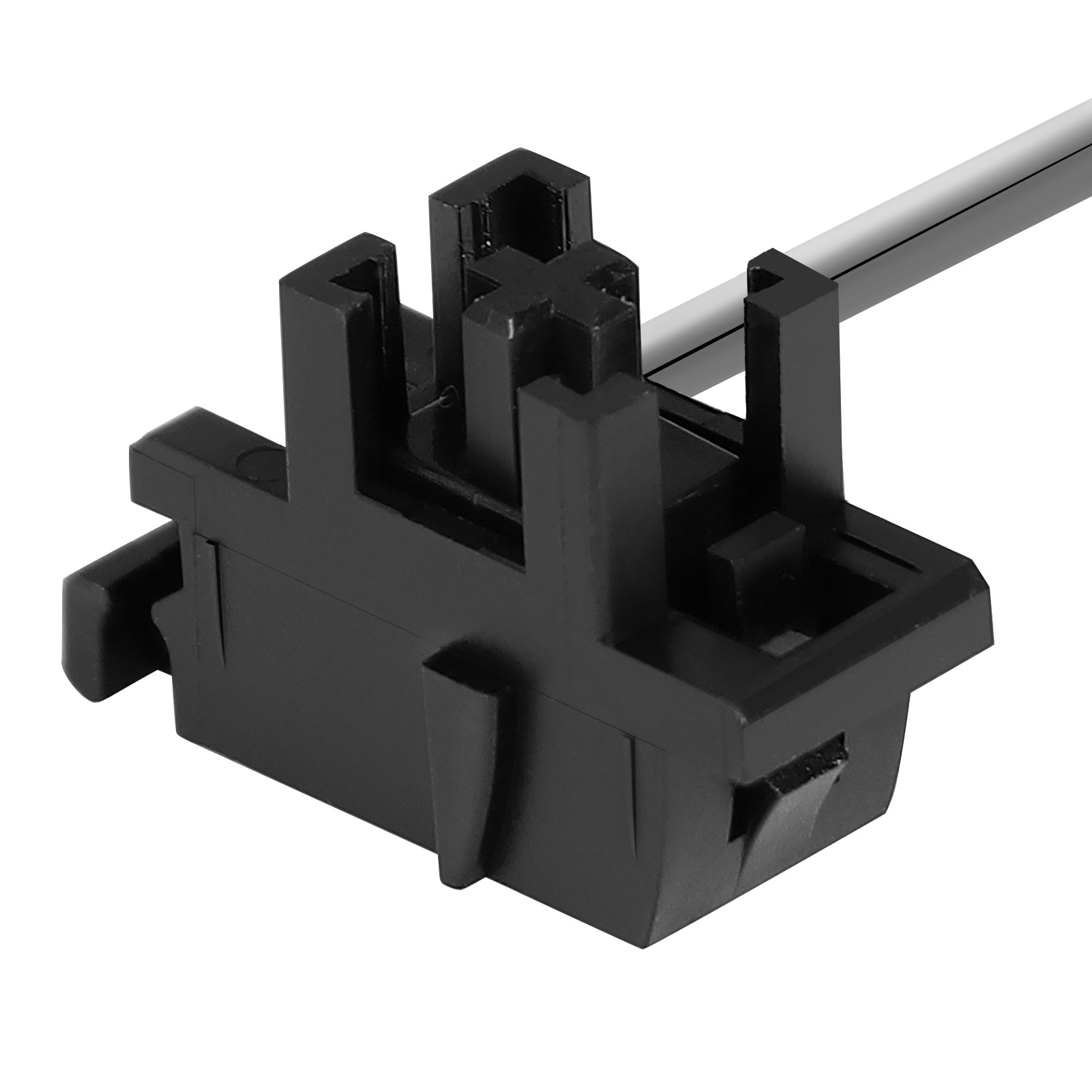 DUROCK Black Plate Mount Stabilizer 7u 6.25u 2u Stainless Steel Wire Plate Mounted Stabs V2 for Cherry MX Keyboards Plates