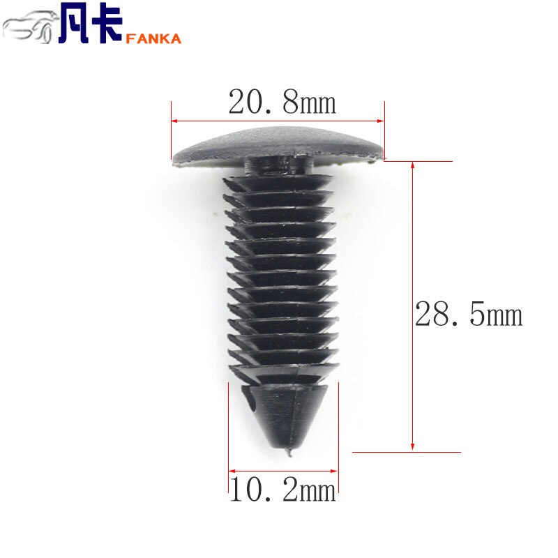 2038 Foote Ceiling Cover Nylon Plastic Clamp Key Card Plastic Decorative Buckle Universal Vehicle Models Nylon Buckle