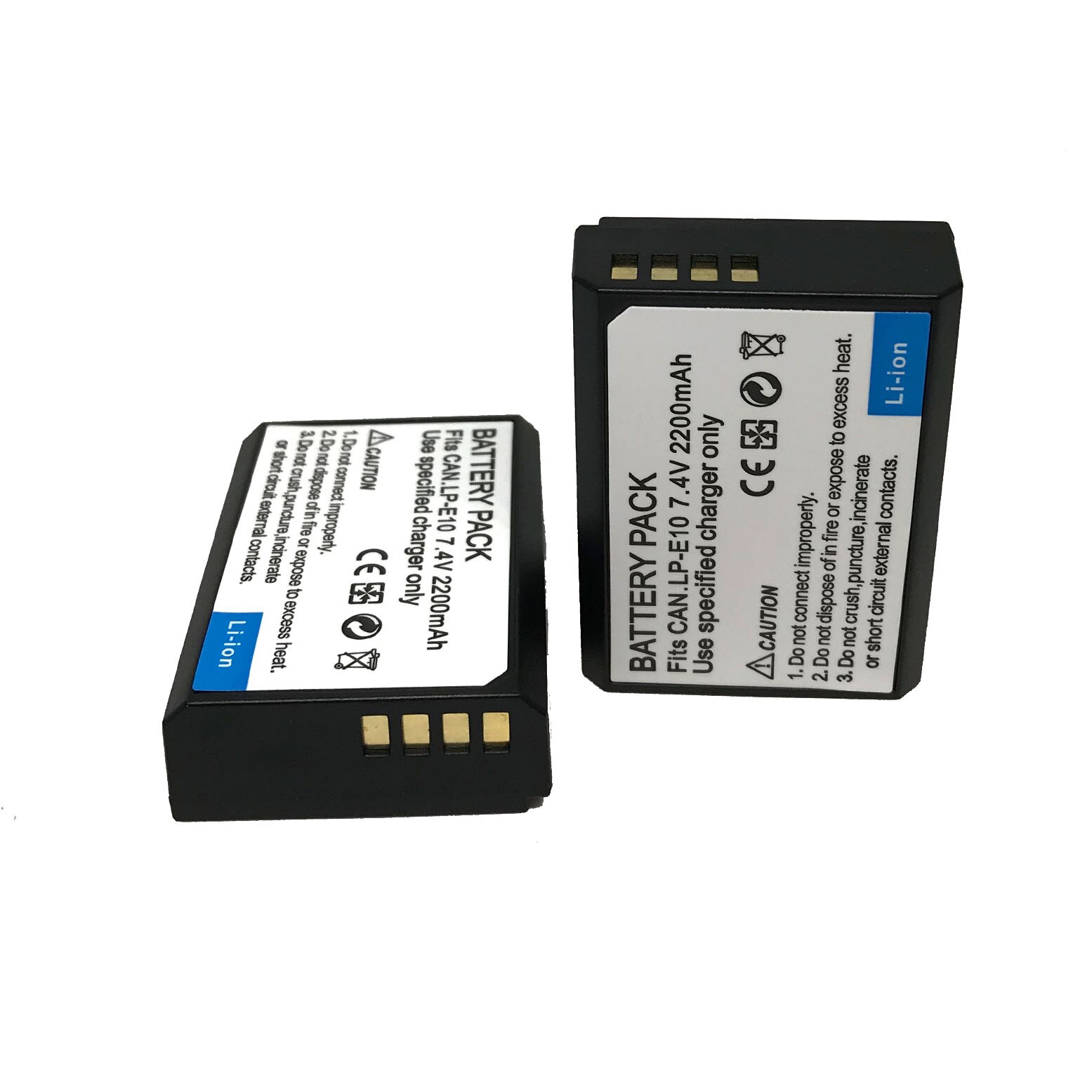 LP-E10 LPE10 Li-Ion Batterij Packs Voor Canon Eos Rebel T3 1100D Kus X50 Rebel T5 1200D Rebel T6 Eos 1300D camera Batterij