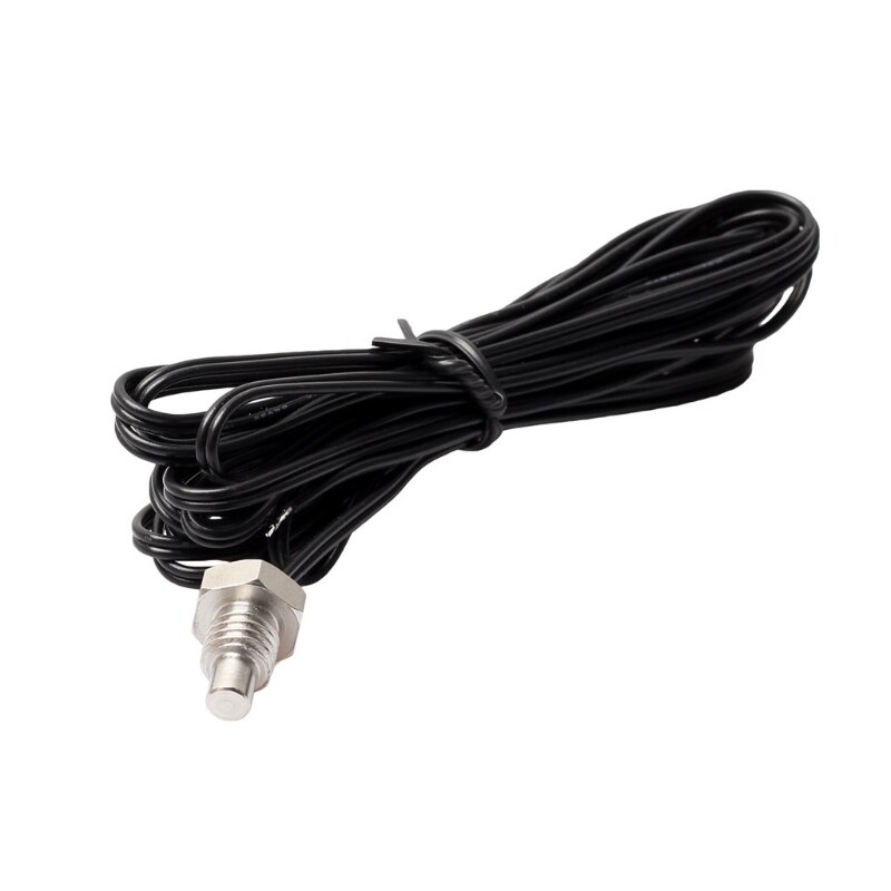 NTC 10K Thermistor Temperature Sensor M8 Thread Probe Cable 1m 2m Waterproof