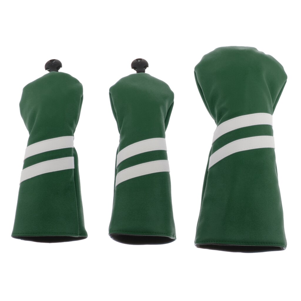 3 Stuks Golf Hoofddeksels Geen. 13 5 Houten Head Cover Voor Driver: Green