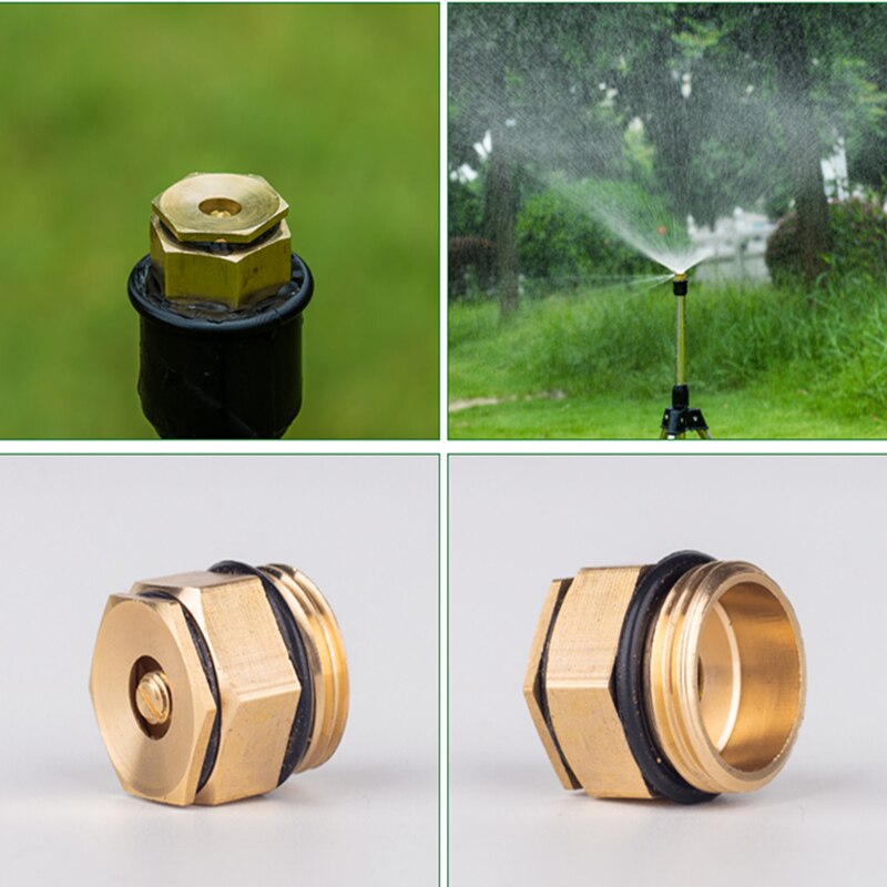 1/2" Adjustable Brass Spray Misting Nozzles Garden Watering Irrigation Brass Spray Nozzles
