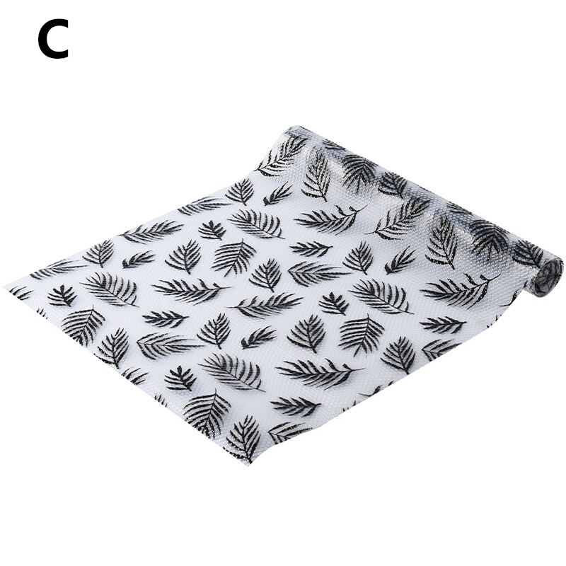 Lademat oliebestendig vochtbestendig keukentafel plankvoering matten kasten onderlegger papier antislip waterdichte kast placemat 45*122 cm: C