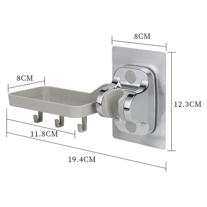 Bathroom Shower Seat Bracket Strong Vacuum Suction Cup Wall Mount Holder Hand Shower Head Bracket Bathroom Accessories