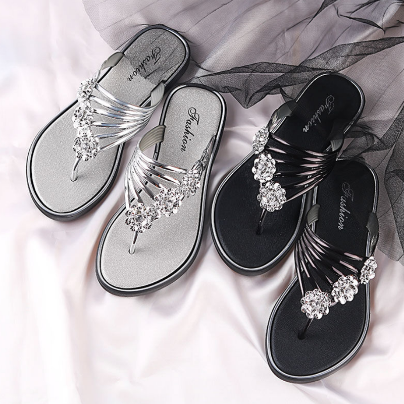 Nowe modne damskie klapki damskie kapcie plażbyć winnym