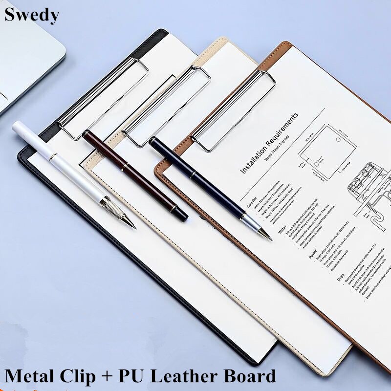 A4 Clipboard Board Clip Folder Filing Note Memo Paper Pad Stationery Clamp Document Writing Pad Filing
