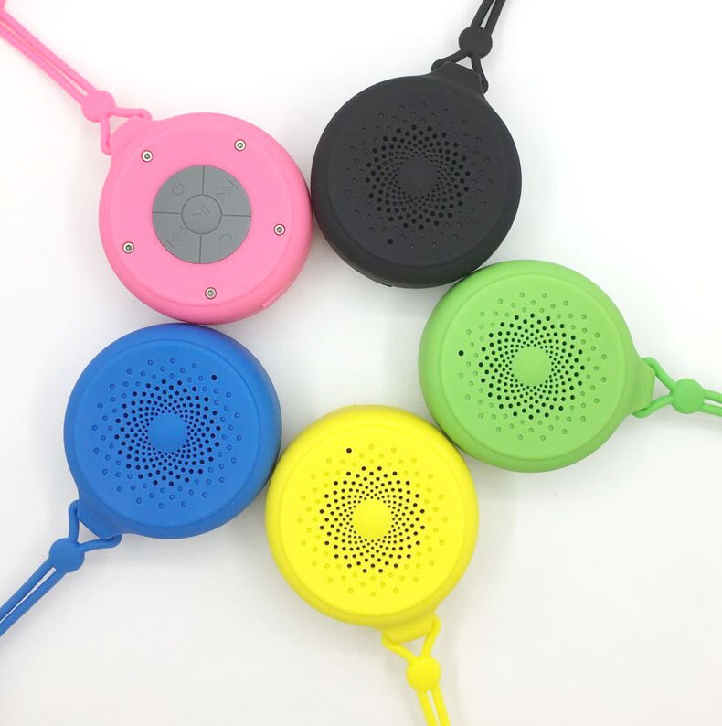 portable IPX6 Waterproof Speaker with Bass Outdoor Wireless Bluetooth 4.0 Stereo Speaker with Mic Shock Resistance