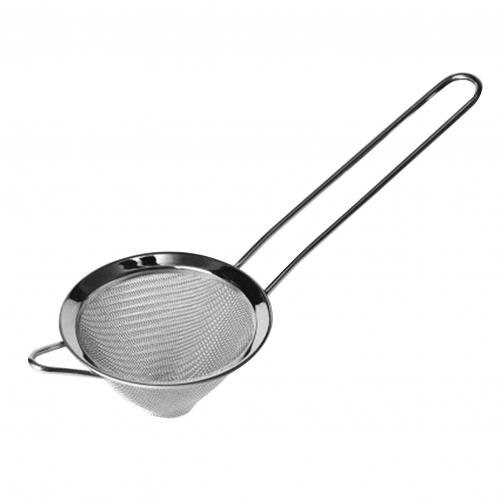 Stainless Steel Cone Shape Soybean Milk Juice Medicine Dregs Mesh Strainer Tool Oil Strainer Colander Kitchen Tools: 16cm