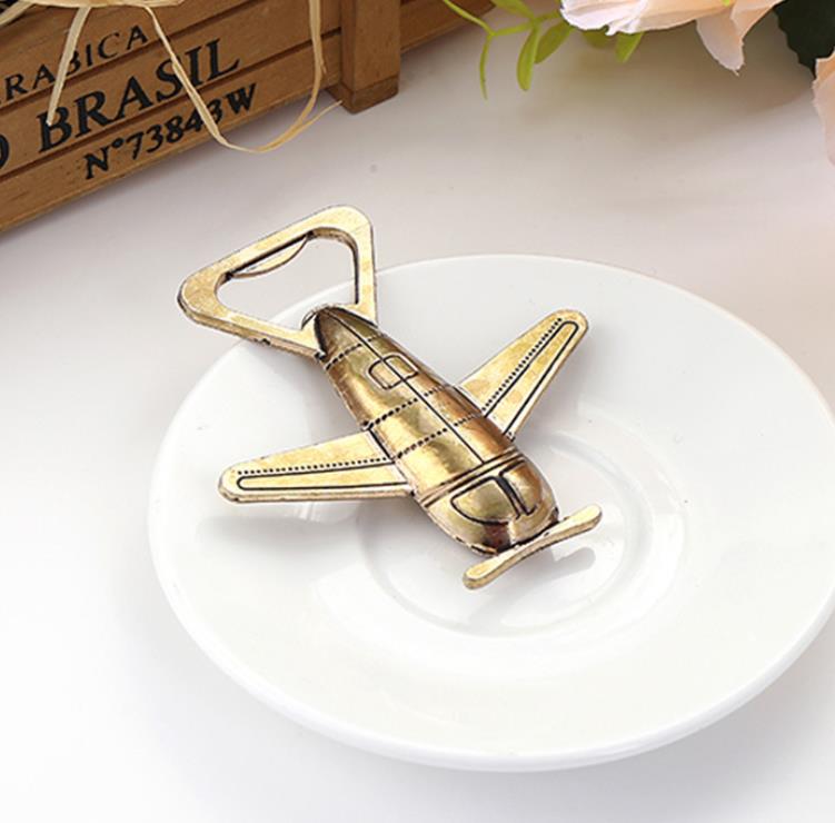1PC nuovo di Modo Aereo Apribottiglie Antico Aereo Forma di Birra apriscatole Regalo di Nozze Bomboniere e Ricordini