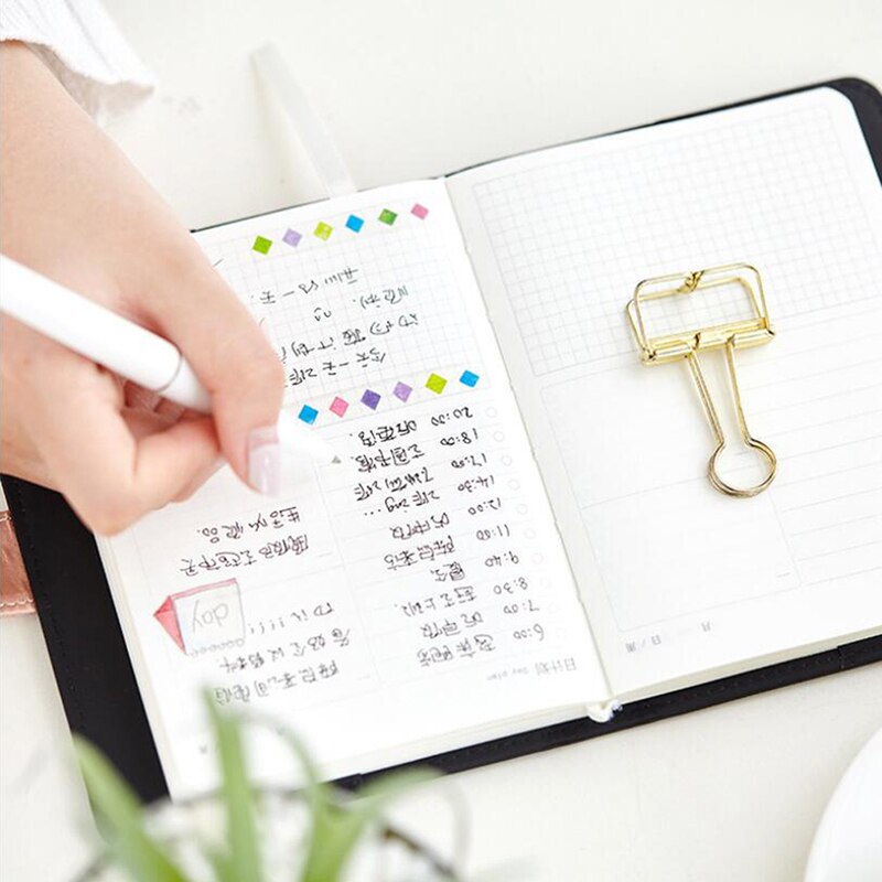 Constellations Notebook Pu Cover Schedule Book Diary Weekly Planner Notebook School Office Supplies Kawaii Stationery