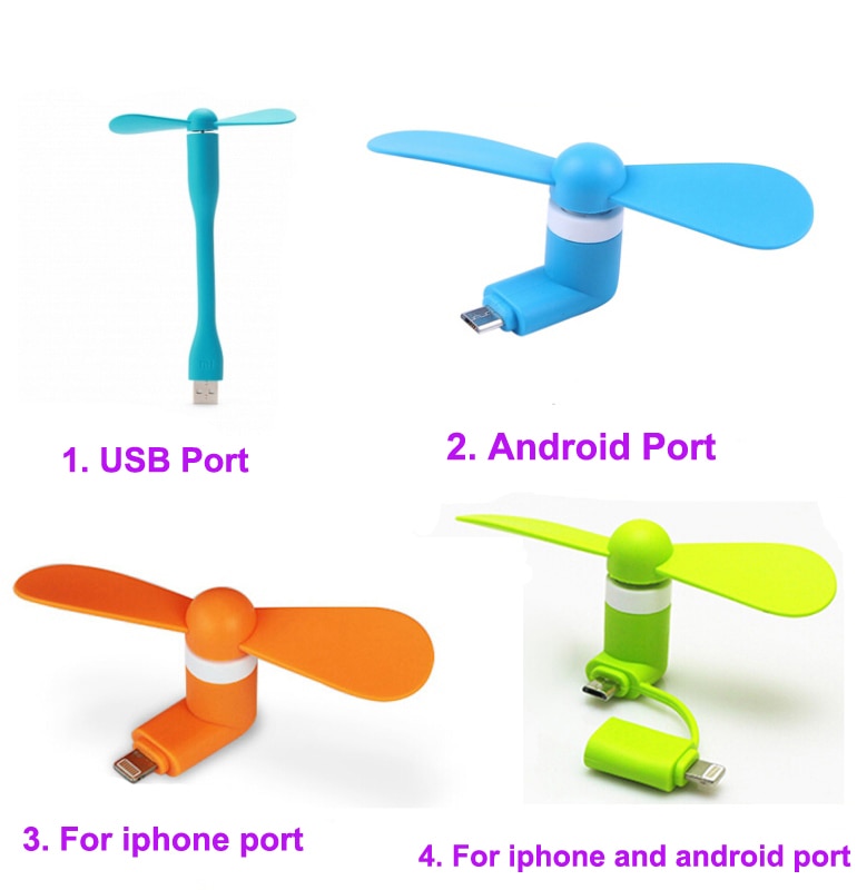 Flexible Portable Flexible Mini USB Bendable removable USB Cooler Gadgets Low power Powerbank PC laptop Iphone USB Fan