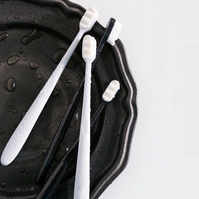 1pc ultra-fino super macio escova de dentes portátil eco-friendly viagem uso ao ar livre escova de cuidados com os dentes ferramentas de limpeza oral