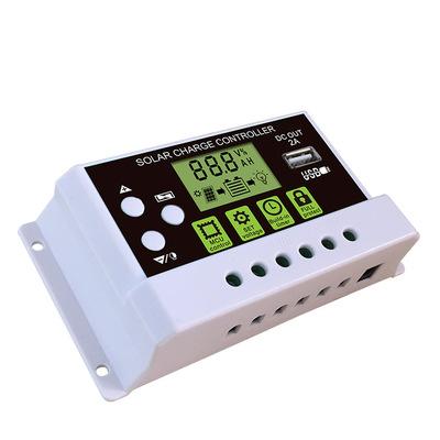 PWM Solar charger controller 10A/20A /30A PV regulator 12V 24V for Lithium battery and Lead acid battery FCC CE ROSH Certificate