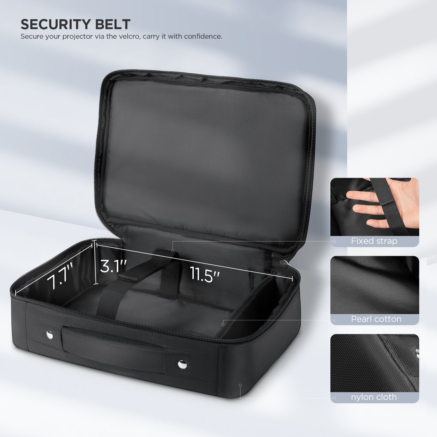 BOMAKER Portable Mini Projector Bag for GC357, GC355