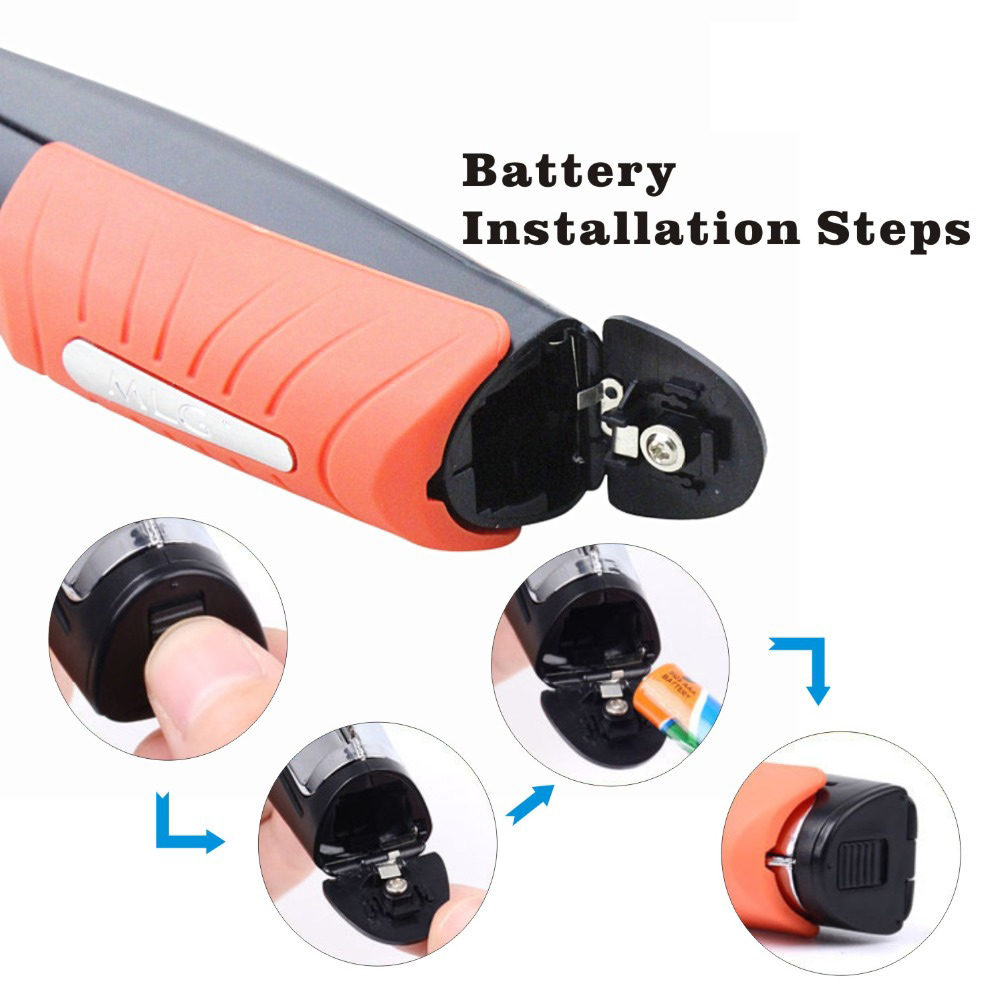 Portable Micro Precision Eyebrow Ear Nose Trimmer Removal Clipper Shaver Personal Electric Face Care Hair Trimer With LED Light