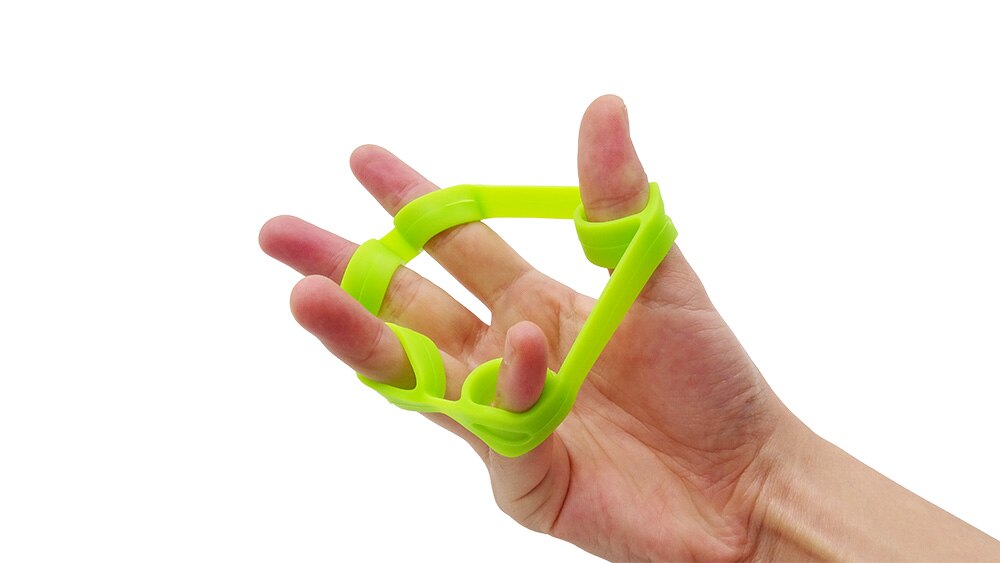 3 niveau silikone ringfinger håndgreb forstærker fitness hånd træner finger træner ekspander træningsudstyr