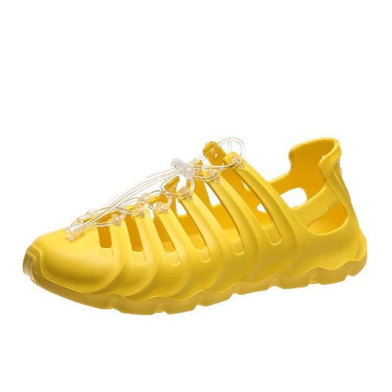 Squelette plage equitation chaussures moto cyclisme chaussures vtt VTT chaussure extérieur femme chaussures décontractées: Yellow / 6.5